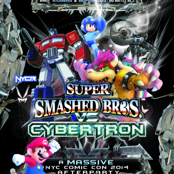 Super Smashed Bros III (NYC Ravers) VS Cybertron (VampireFreaks) 10.11.14 - NYCRavers