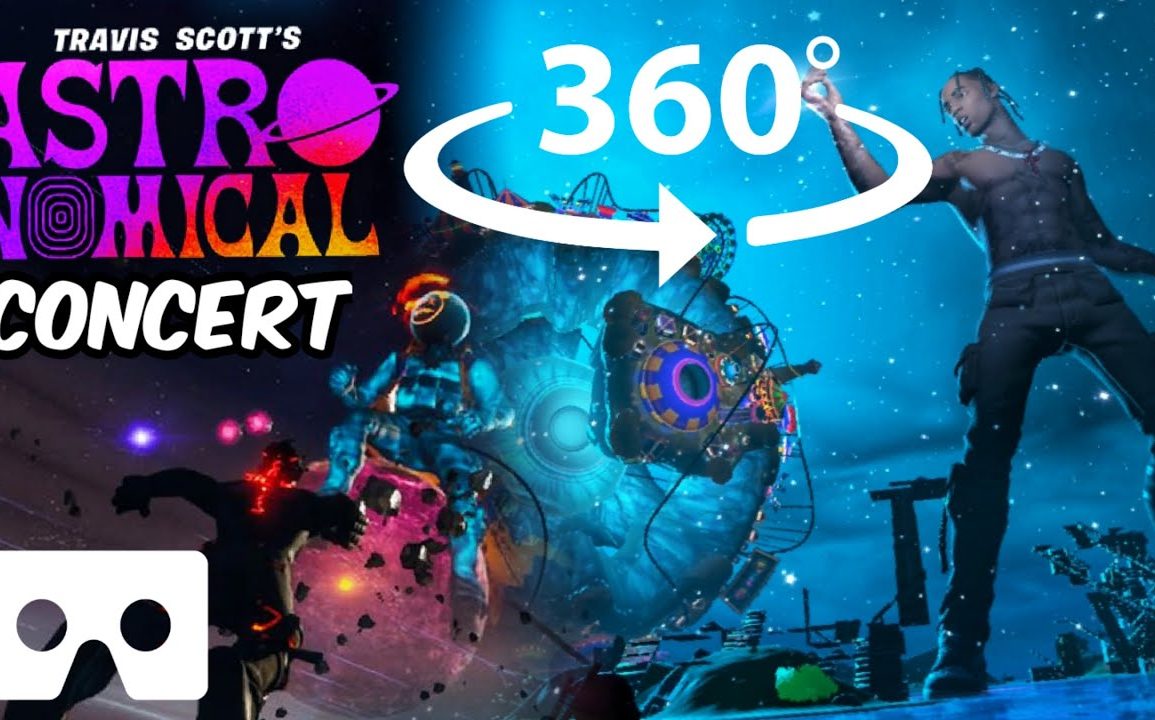 360° Travis Scott Astronomical Fortnite Concert...