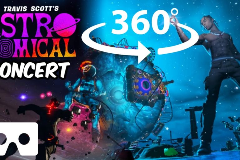 360° Travis Scott Astronomical Fortnite Concert...