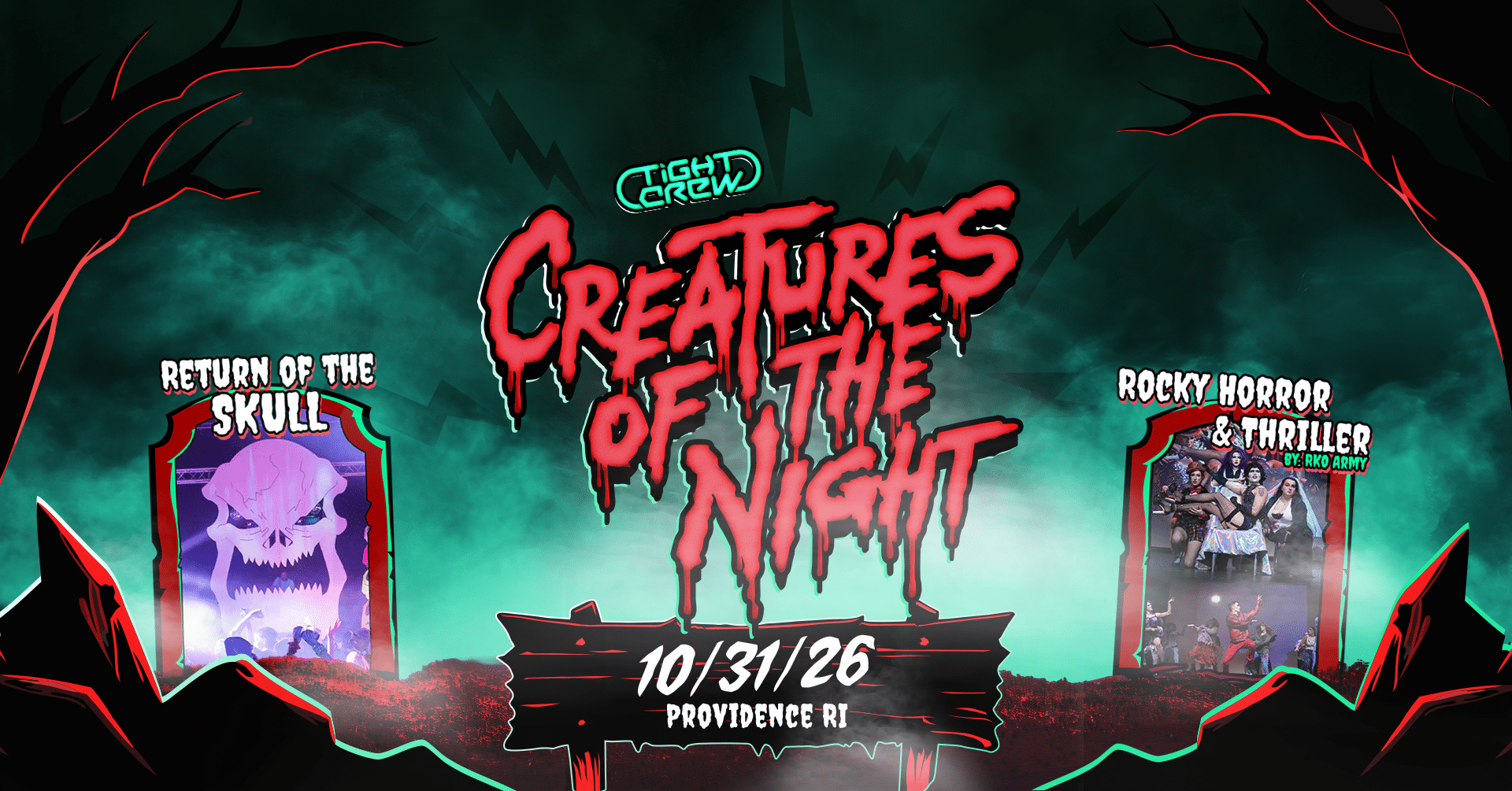 Tight Crews Creatures of The Night Halloween RAVE - NYCRavers