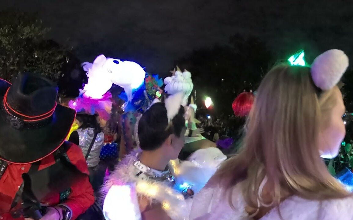 Kostume Kult's Halloween Float at the 2021 Halloween Parade in New York City.