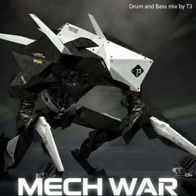 Mech War | DnB Visual Mix: Drum & Bass Bangers (1 Hour) | Custom Visuals | by T3