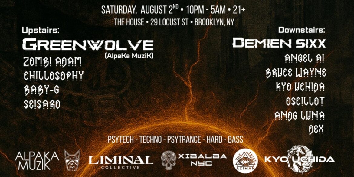 Xibalba NYC presents GREENWOLVE (AlpaKa MuziK)