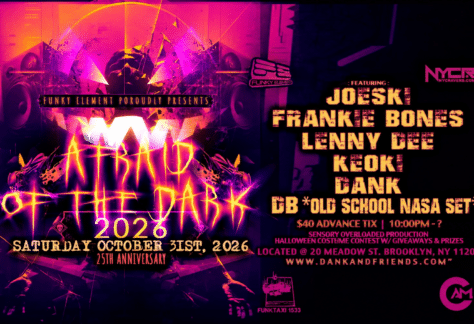 Afraid of the Dark 2026 - NYC's Halloween Rave - NYCRavers Afraid of the Dark 2026 - NYC's Halloween Rave - NYCRavers