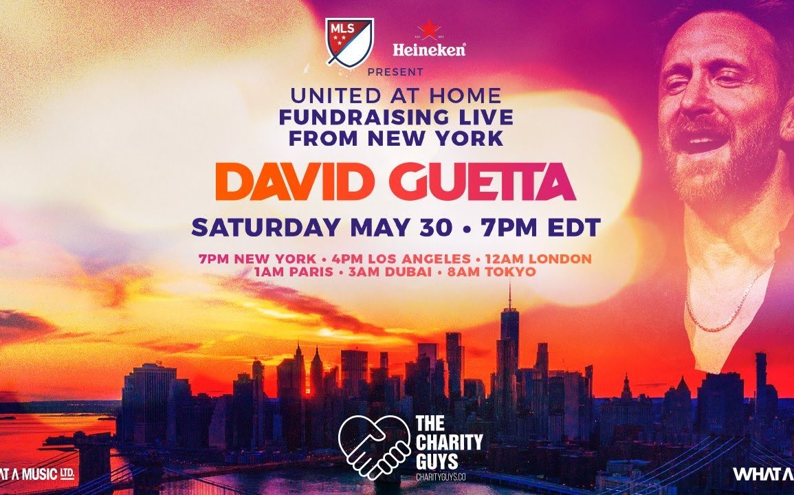 (WATCH) David Guetta / United at Home - Fundraising Live from NYC #UnitedatHome #StayHome #WithMe