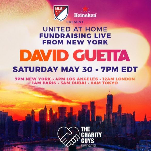 (WATCH) David Guetta / United at Home - Fundraising Live from NYC #UnitedatHome #StayHome #WithMe - NYCRavers