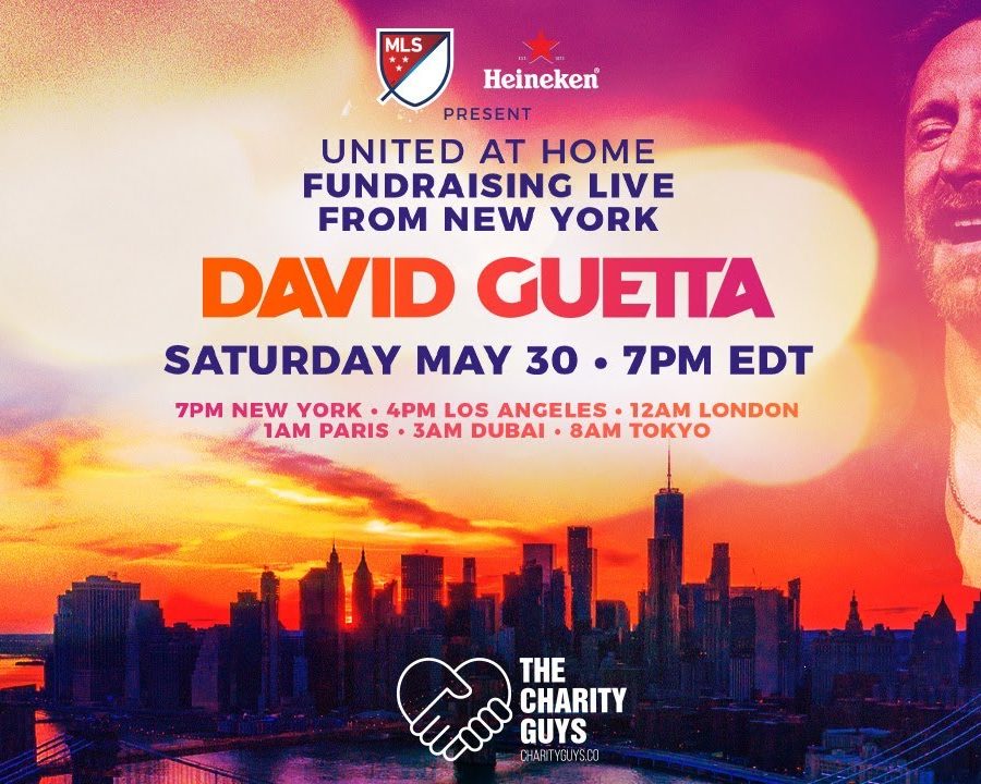 (WATCH) David Guetta / United at Home - Fundraising Live from NYC #UnitedatHome #StayHome #WithMe