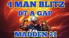 (WATCH) Madden 21 NANO Blitz - New 4 MAN Blitz (DT A GAP!) Against Max Protect?? Good coverage Behind it