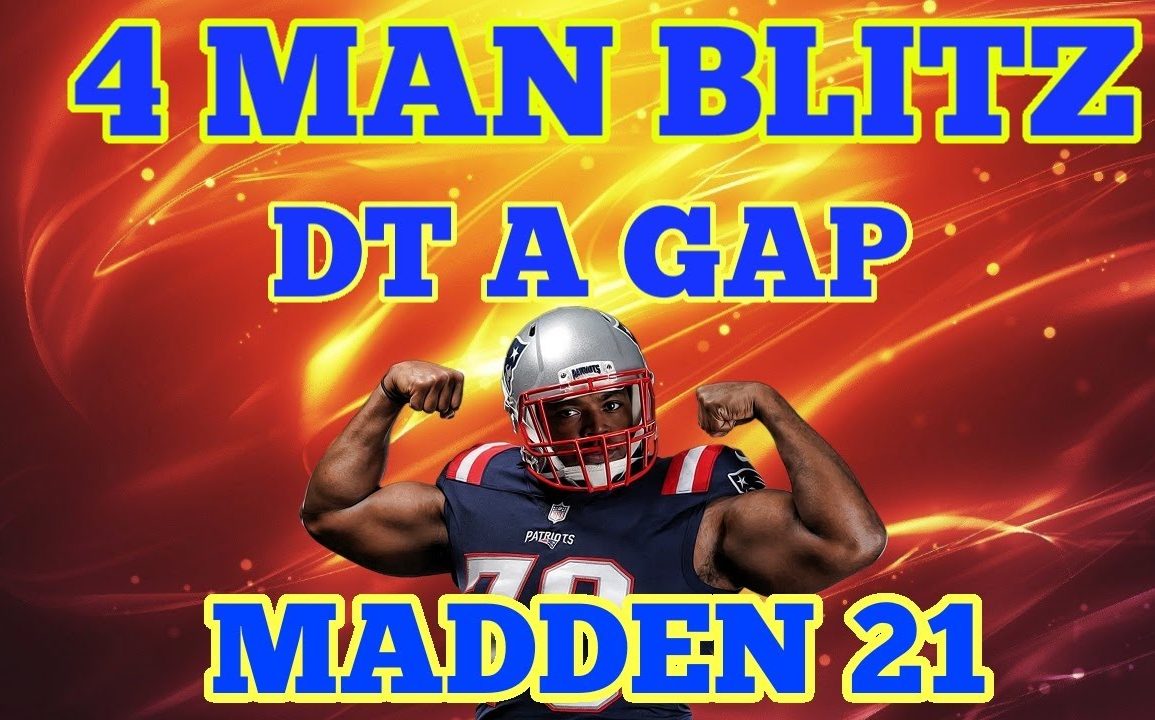 (WATCH) Madden 21 NANO Blitz - New 4 MAN Blitz (DT A GAP!) Against Max Protect?? Good coverage Behind it