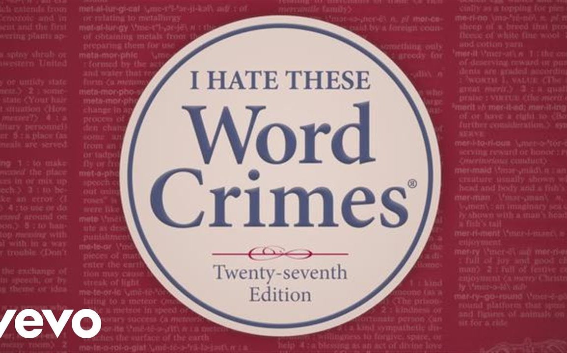 (WATCH) "Weird Al" Yankovic - Word Crimes