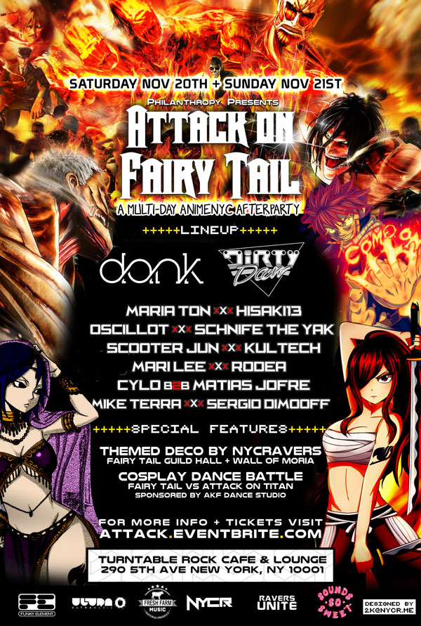 Attack on Fairy Tail - An AnimeNYC Afterparty