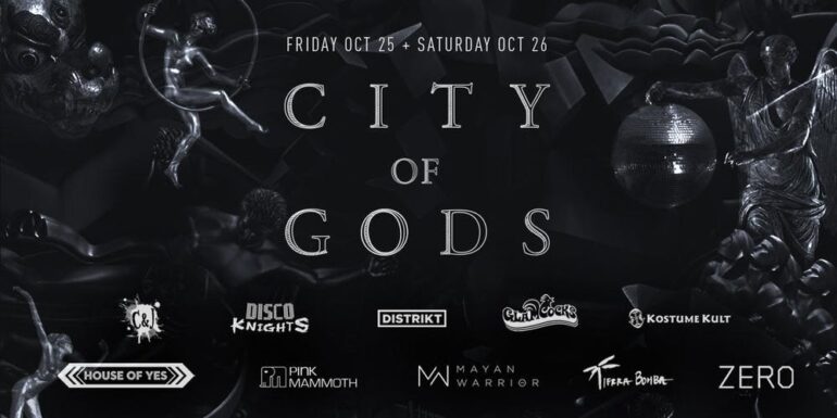 City of Gods Halloween flyer