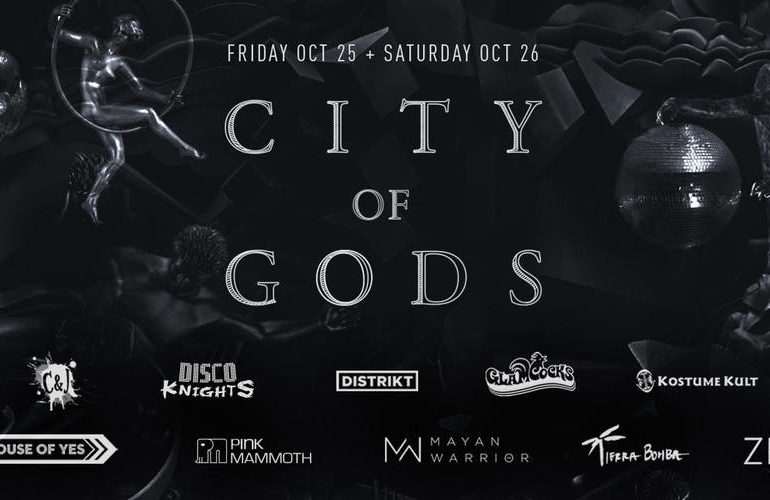 City of Gods Halloween flyer