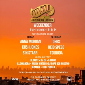 City Soul : Bass Weekender