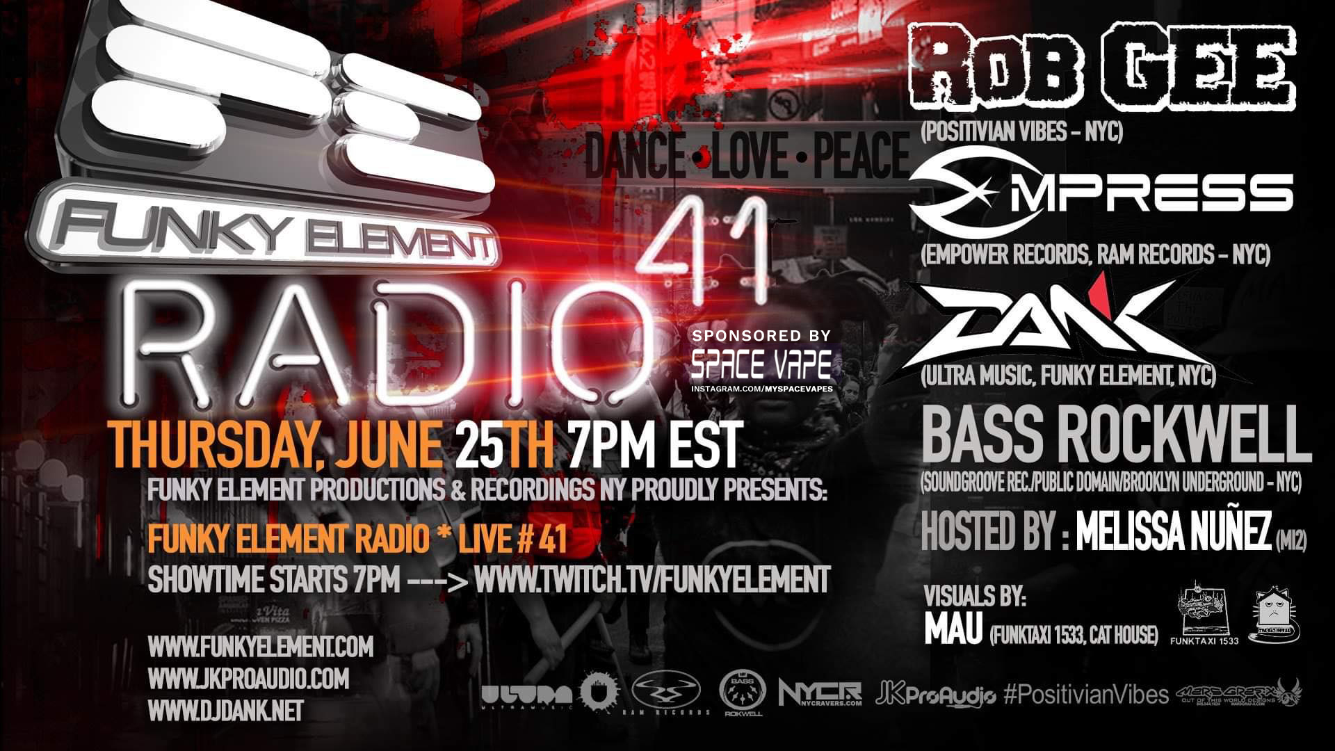 Funky Element Radio #41 LIVE