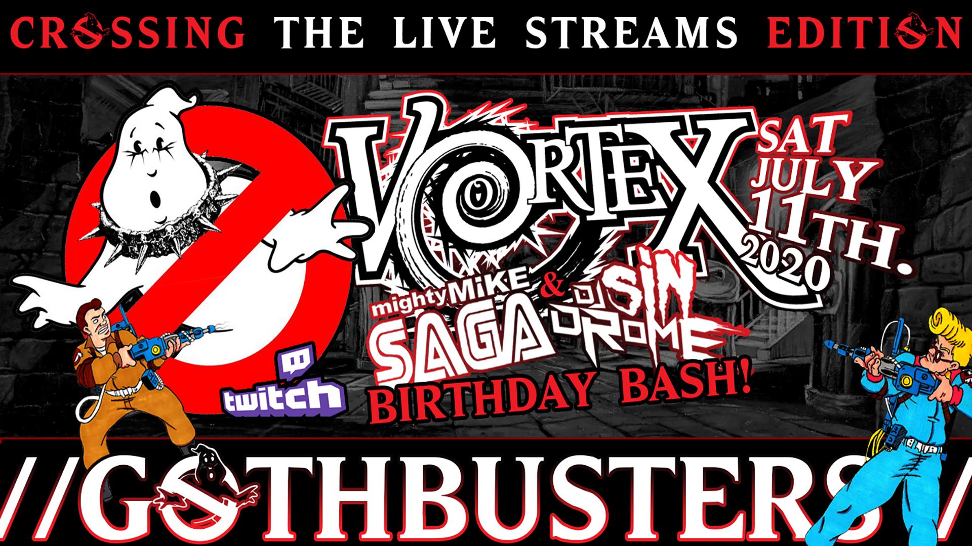 Vortex GothBusters - Crossing the Streams Edition!