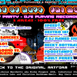 Legends of RAVE - FREE Vinyl Only Party