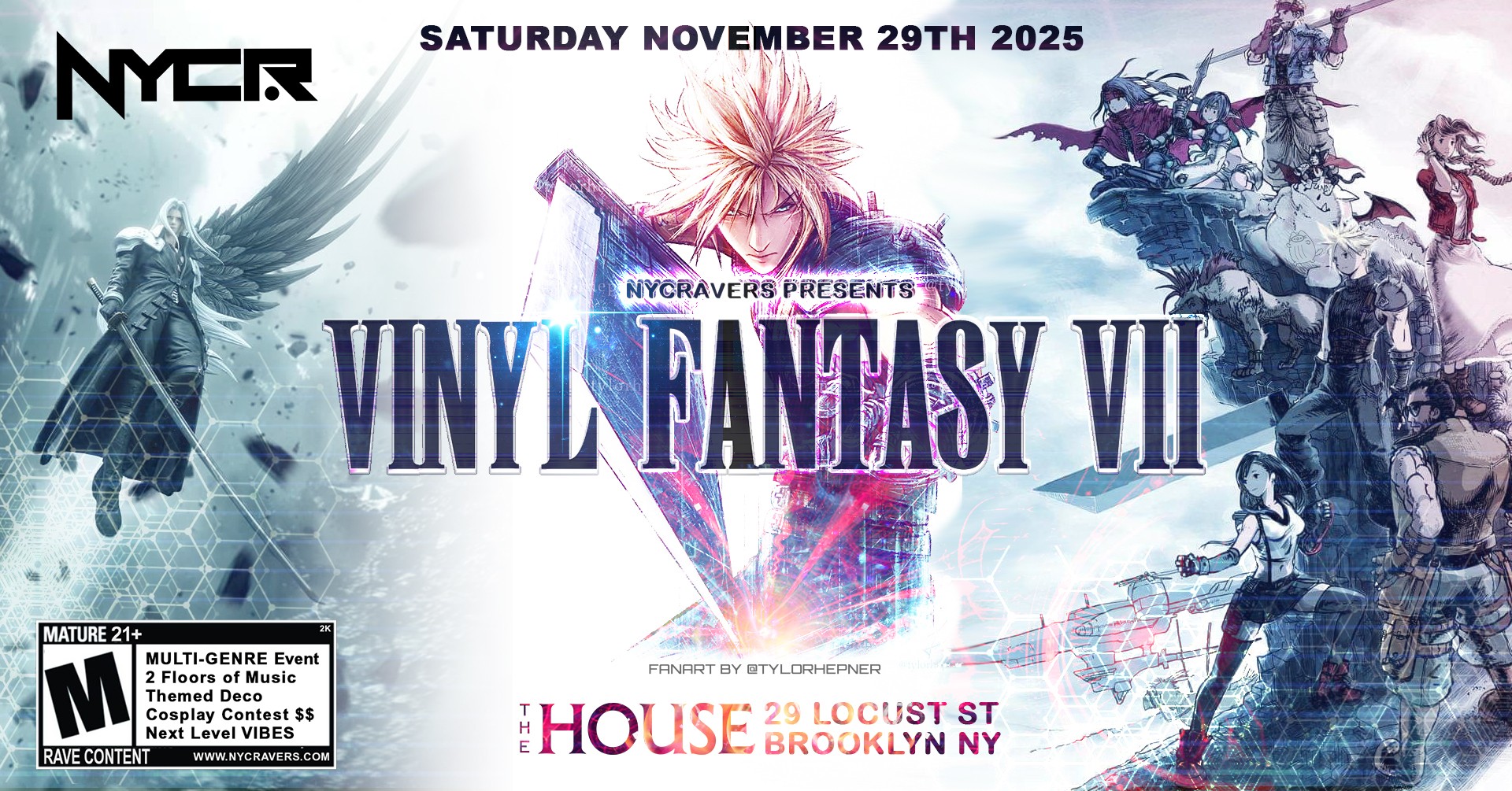 NYCRavers Presents Vinyl Fantasy 7 NYCRavers Presents Vinyl Fantasy 7