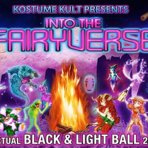 Kostume Kult's Virtual Black & Light Ball 2020