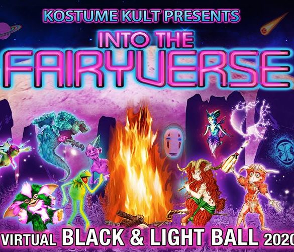 Kostume Kult's Virtual Black & Light Ball 2020